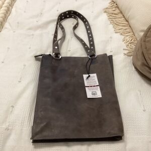 Grey Hunt leather bag